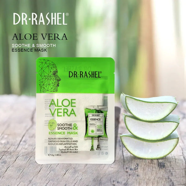 Dr.Rashel 1 PC Aloe Vera Soothe & Smooth Essence Mask DRL- 1507