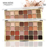 Miss Rose 32 Colors Matte And Shimmer Eyeshado Not Easy To Fly Powder And Silty Fine Palette