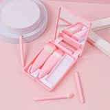 Viral Brushes Set 5PCS Soft Fluffy Mirror Makeup Brushes Set for Cosmetics Foundation Blush Powder Eyeshadow Blending Makeup Brush Beauty Tool