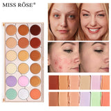 Miss Rose 18 color Concealer & contour Makeup Palette Kit