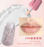 Water Light Lip Gloss Jelly Lipstick Lip Plumping Oil With Big Brush Head Moisturizing Nourishing Lip Glaze