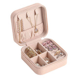 Portable & Compact Accessory Latest Mini Jewelry Storage Organizer Box ,for Travelling Leather Box