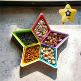 Multipurpose Star Shape Masala Dry Fruit Jewellery Box With Lid