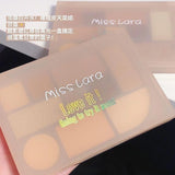 Miss Lara 10 Color Contouring Eyeshadow Face Highlighter MS-111