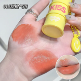 GEGE BEAR 1 Pc Drum Shape Kiss Lip Glaze High Quality Cute Oil Moisturizing Lips For Girls & Women GX1080