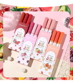 Dragon Ranee 3PCS Lipstick Set New Velvet Matte Lip Gloss Waterproof Long Lasting Lip Balm Moisturizing Makeup 1.5g*3