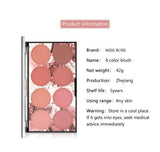 MISS ROSE 8 Colors Blush KIt For Women 28g 7004-076N