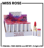 Miss Rose Pack of 4 Makeup Matte Lipstick 3.4g 7301-022YD