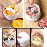 Mini Garlic Chopper Household Hand Pull Mincer Vegetable Meat Chopper Kitchen Chopper