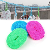 Windproof Non Slip Clothesline to Dry Laundry Cloth Line Dry Rope 5 Meters