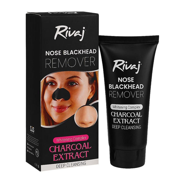 Rivaj UK Nose Blackhead Remover Whitening Complex Charcoal Mask (50ml)