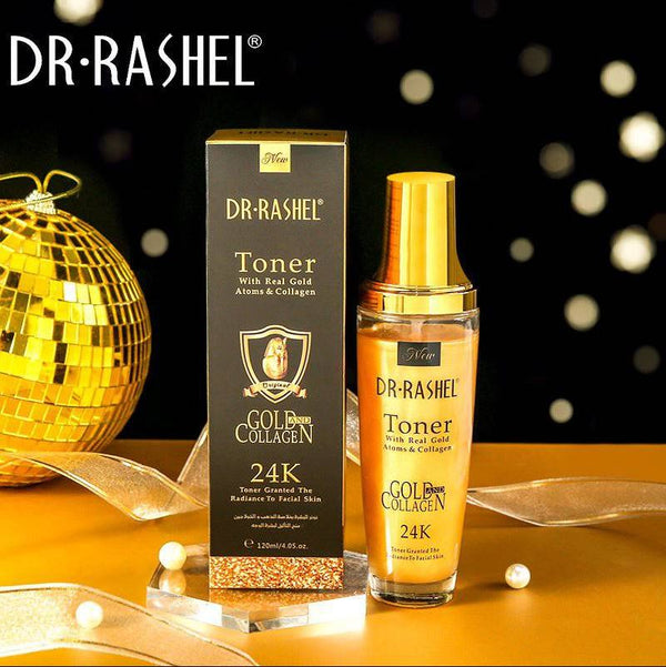 Dr.Rashel Toner with Real Gold Atoms & Collagen 24K Granted the Radiance to Facial Skin DRL-1182