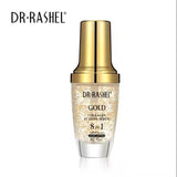 DR.RASHEL Gold Collagen Ampoule Elastin Moisturizing Anti Aging Make Up Primer Face Freshing Serum DRL-1255