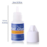 Super Strong Nail Glue For False Nail Tips, Acrylic Nails,Press On Nails,Fake Nails Art Decoration Lasting Adhesion