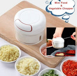 Mini Garlic Chopper Household Hand Pull Mincer Vegetable Meat Chopper Kitchen Chopper