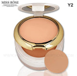 MISS ROSE (3 in 1) Professional 3D Pearl Whitening Compact & Loose Powder 45g