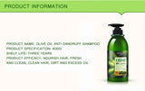 BIOAQUA 2Pcs Olive Shampoo / Olive Anti-Dandruff Hair Mask Restores Damaged Hair Deeply Nourishes 500g + 400ml