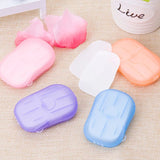 Mini Portable Travel Soap Paper Sheets Disposable Hand Washing Bath Scented Paper Soap for Outdoor Camping Hiking