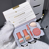 HERORANGE Pack of 4  Isolation Cream Liquid Foundation Concealer Loose Powder Makeup Kit