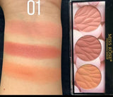 Miss Rose 3 Colors Blush Glow Kit 10g