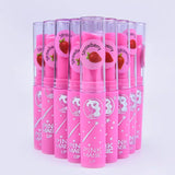 Miss Beauty New long lasting strawberry flavor fruit juice vitamin C changeable color lipsticks pink magic lipstick