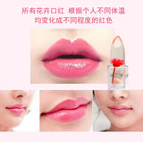 MOCMALLURE High Quality Transparent Color Changing Flower Jelly Lipstick