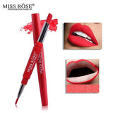 MISS Rose 2 In 1 Lip Liner + Lipstick Pack of 6 Multi