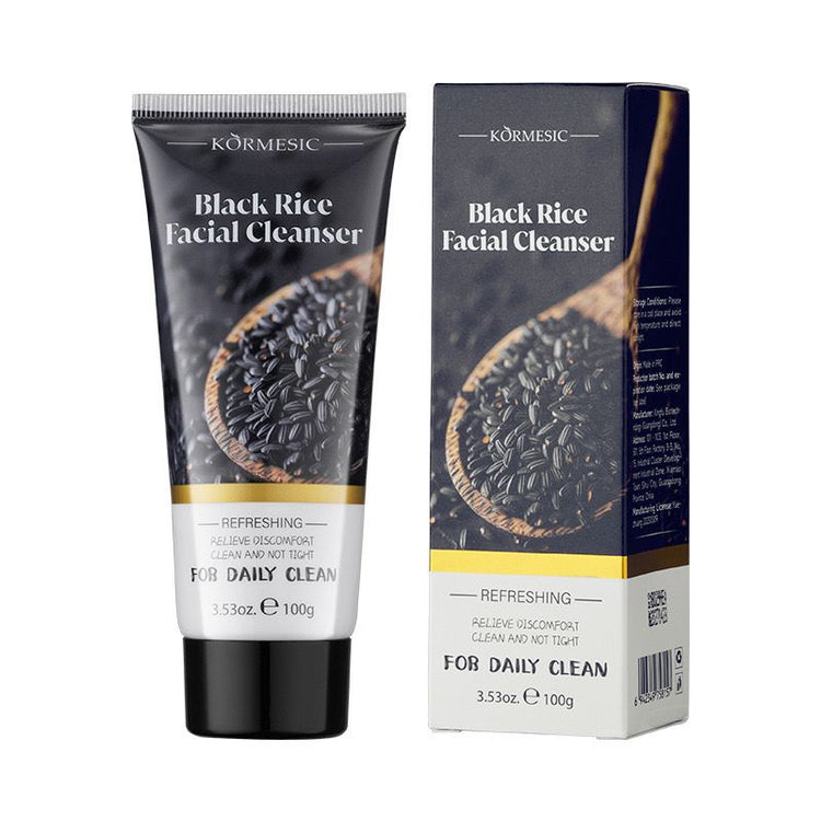 KORMESIC refreshing Relieve discomfort black rice Facial Cleanser 100g ...
