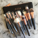 Zoeva 15 PCS Make up Brushes Set with Bag Random Color