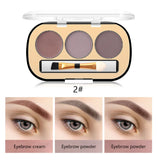 Miss Rose 3-Color Long-lasting waterproof Eyebrow Powder