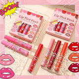 Dragon Ranee Pack of 6 Long-Lasting & Natural Effect Waterproof Lip Tint