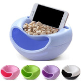 Nut Bowl with Mobile Holder For Seeds Nut Dry Fruits Storage Box