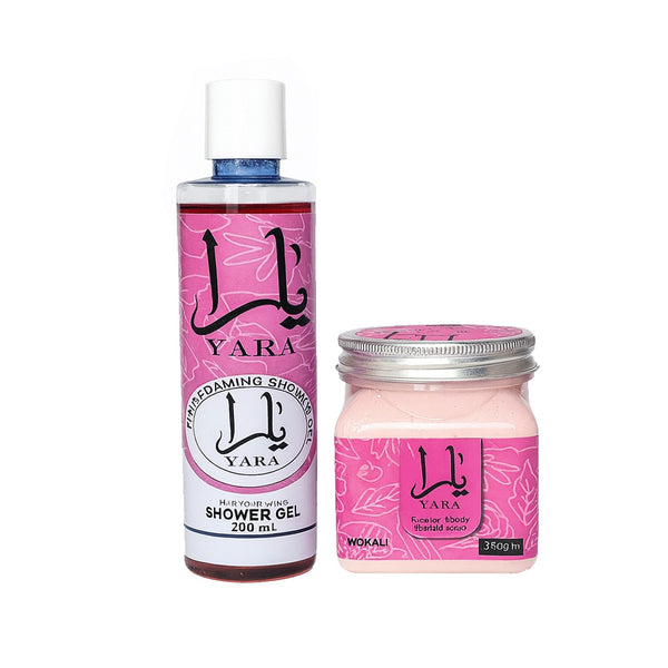 Miss beauty Pack of 2 Deal Yara Body scrub & Showergel