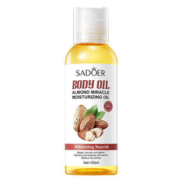 Sadoer natural Organic almond miracle moisturizing & Skincare Body Hair Oil 100ml SD01628