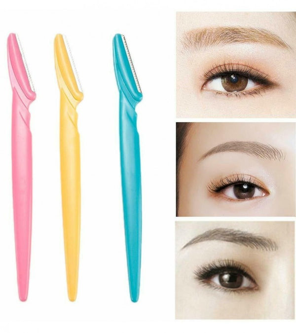 3 pcs Tinkle Razor Eyebrow Shaper Trimmer Razor Twinkle Face Bikini Hair Removers