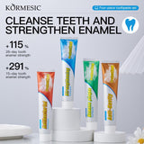 KORMESIC natural ingredients oral health care your teeth feeling & cleaning Red Toothpaste .KMC014895