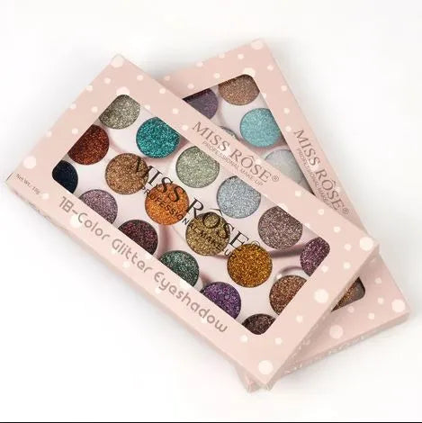 Miss Rose 18 color Mini Glitter Eye palette