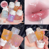 Gege Bear Lip Honey Moisturizing Mirror Face Water Gloss Shining Lip Gloss