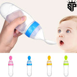 Silicone Baby Feeding Spoon Food Dispensing Weaning Feeder.