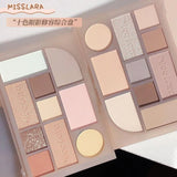 Miss Lara 10 Color Contouring Eyeshadow Face Highlighter MS-111