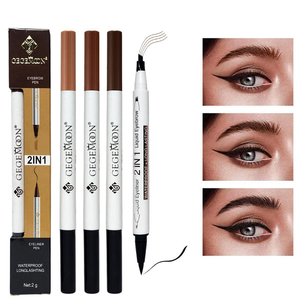 Gegemoon 2in1 Eyebrow Fork Sketch Pen