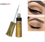 Huxia Beauty Pack Of 2 Diamond Liquid Glitter Eyeliner Gold & Silver