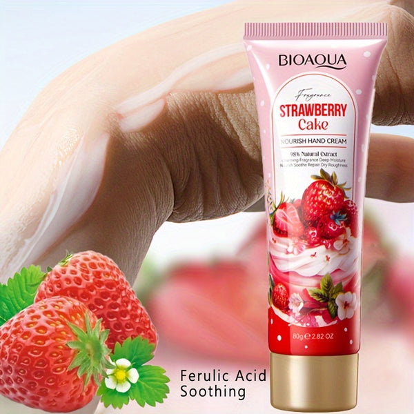 BIOAQUA Strawberry Cake Hand Cream 80g  BQY48301
