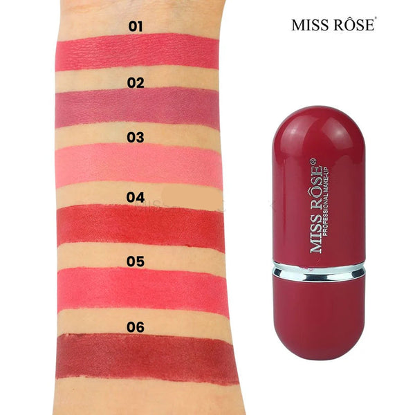 Miss Rose Coral Charm Capsule Lipstick 7301-498Z24