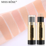 MISS ROSE Facial Concealer Foundation Makeup Stick Three-dimensional Concealer Pen 9g