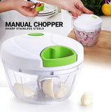 Garlic Press Manual Vegetable Chopper Pulling Rope Vegetable Cutter Dumpling Meat Grinder Small Kitchen Tool Meat Minc