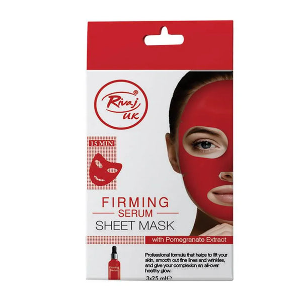 Rivaj UK Firming Serum Sheet Mask 3*25ml