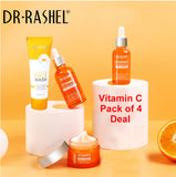 Dr.Rashel Vitamin C Series Pack Of 4 Deal With Face Wash (Drl1634+1430+1431+1432)