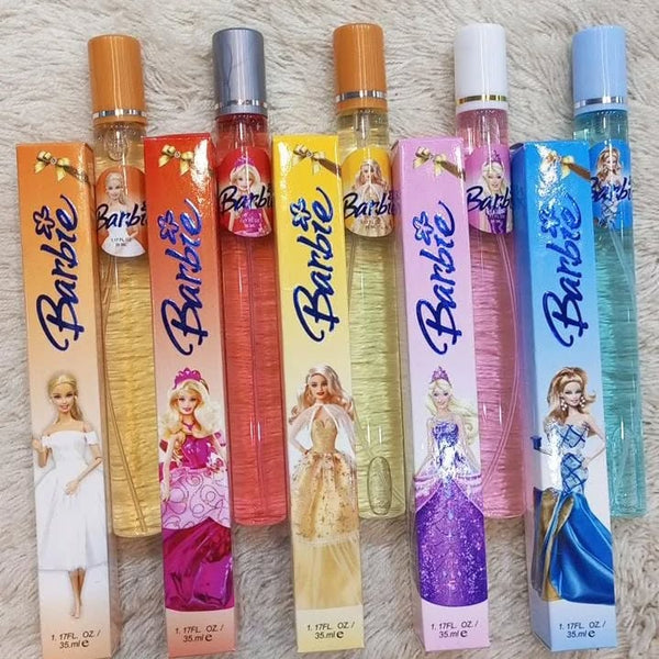 Barbie Pack of 05 Pen Pocket Perfume  35 ml Pen Perfumes for Women