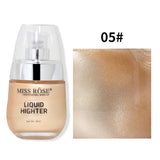 Miss Rose Liquid Highlighter 30ml 7601-136M